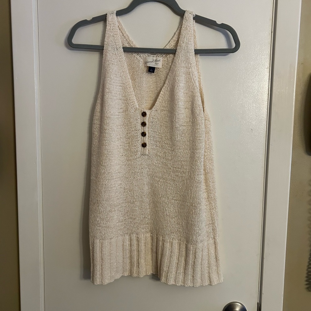 NEW knit universal thread tank top